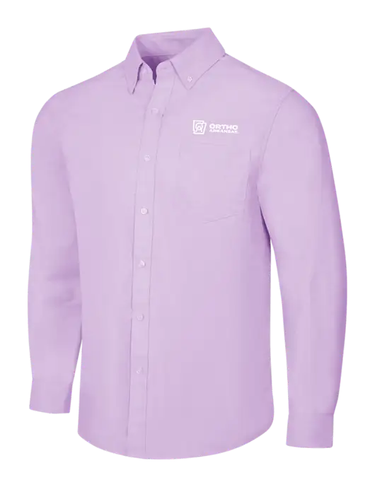 Soft Purple SuperPro Oxford Shirt w/Ortho Logo