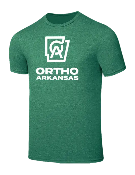 Seriously Soft Heathered Kelly Green T-Shirt w/Ortho Logo