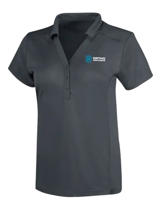 OGIO Dark Grey Womens Framework Polo w/Ortho Logo