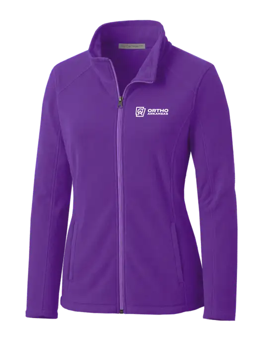 Light Purple Womens Microfleece Jacket w/Ortho Logo