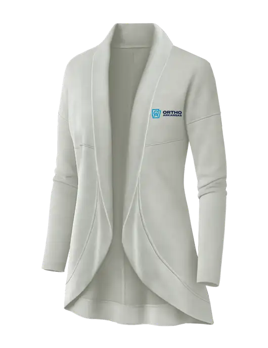OGIO Ivory Snow Womens Luuma Cocoon Fleece w/Ortho Logo