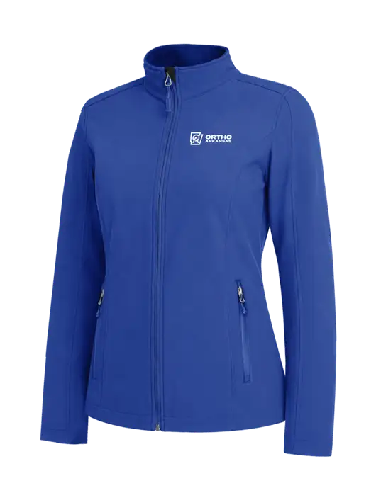 Dark Royal Womens Core Soft Shell Jacket w/Ortho Logo