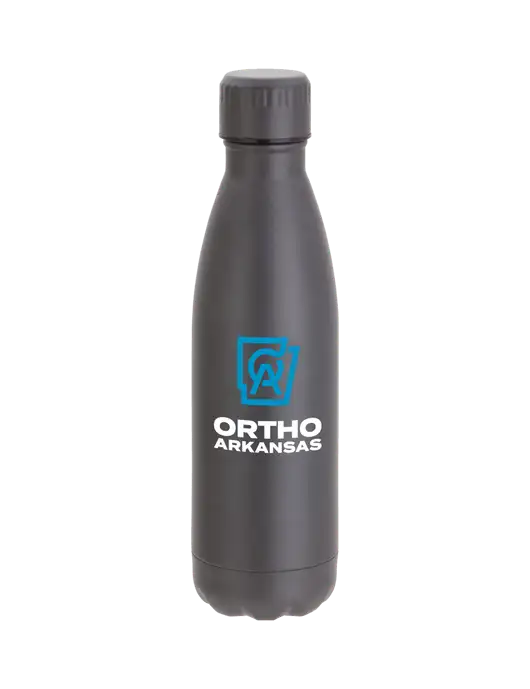 City Go Matte Charcoal 17 oz Insulated Bottle w/Ortho Logo