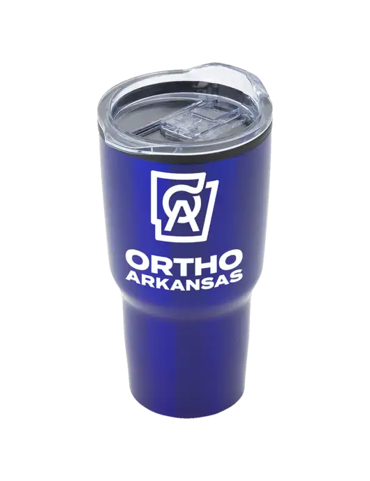 Odyssey Blue 30 oz Travel Tumbler w/Ortho Logo