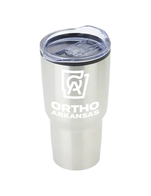 Odyssey Silver 30 oz Travel Tumbler w/Ortho Logo