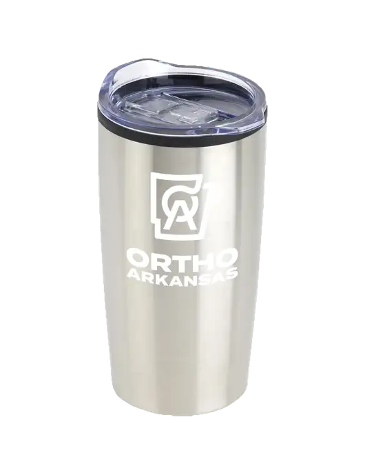 Olympus Silver 20 oz Tumbler w/Ortho Logo