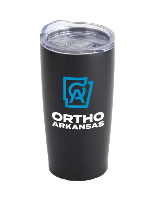 Society Black 20 oz Insulated Tumbler w/Ortho Logo
