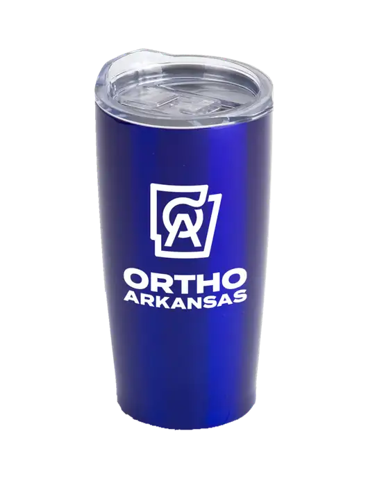 Society Blue 20 oz Insulated Tumbler w/Ortho Logo