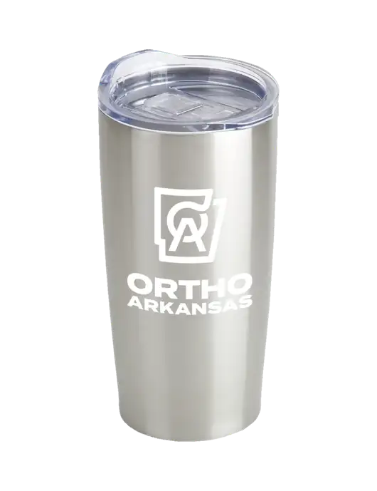 Society Silver 20 oz Insulated Tumbler w/Ortho Logo