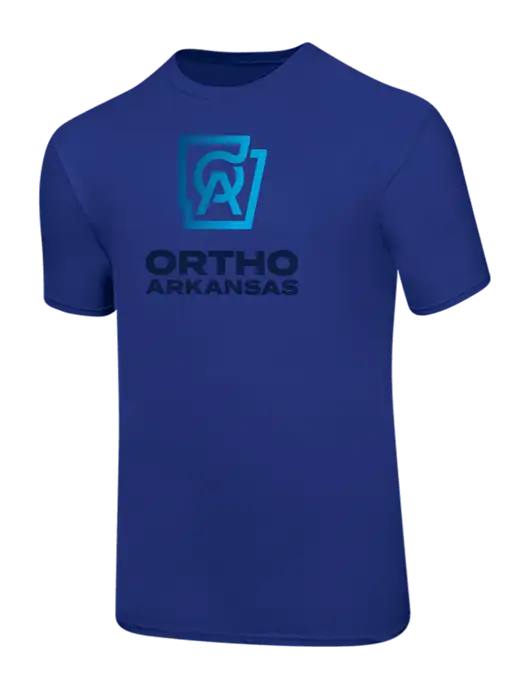 Ring Spun Royal 4.5 oz T-Shirt w/Ortho Logo
