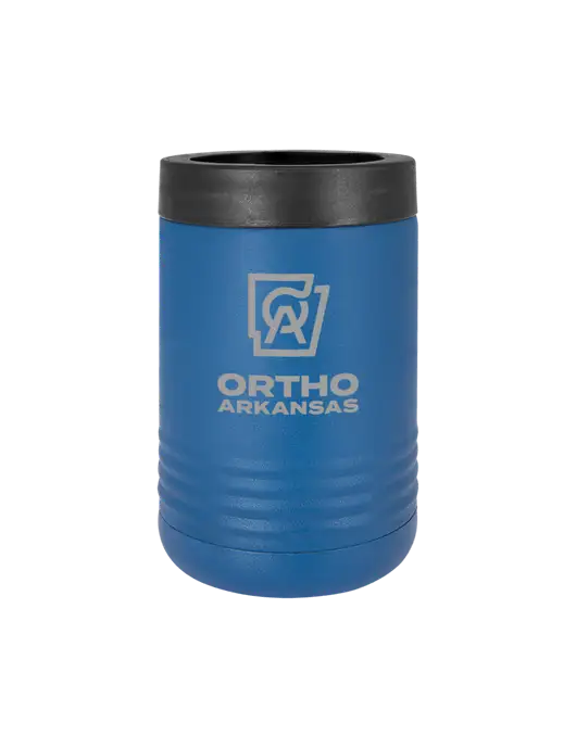 Polar Camel 12 oz Powder Coated Royal Blue Vacuum Insulated Beverage Holder w/Ortho Logo