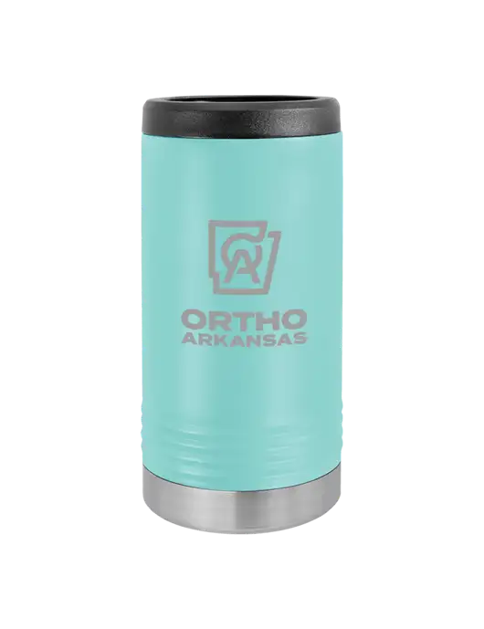 Polar Camel Powder Coated Seafoam Vacuum Insulated Slim Beverage Holder w/Ortho Logo