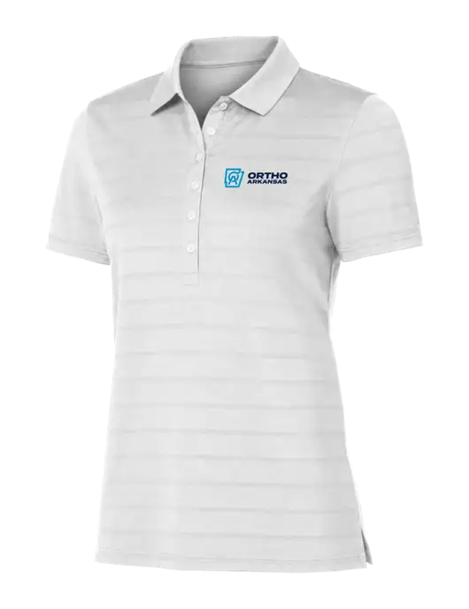 Callaway Womens Bright White Ventilated Polo w/Ortho Logo