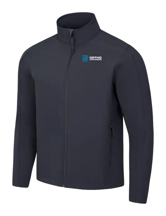 Charcoal Grey Core Soft Shell Jacket w/Ortho Logo