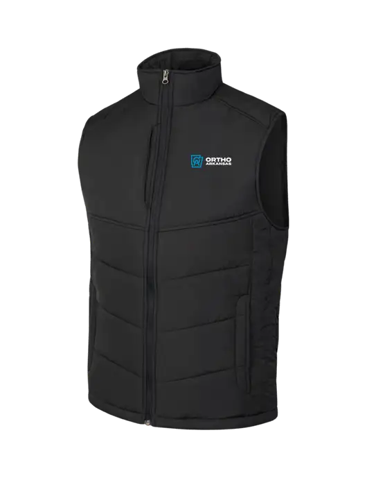 Black/Black Puffy Vest w/Ortho Logo