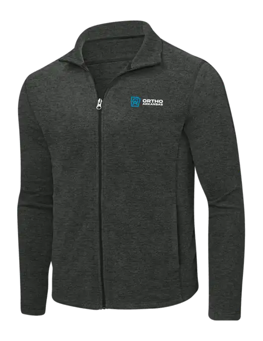 Charcoal Heather Microfleece Full-Zip Jacket w/Ortho Logo