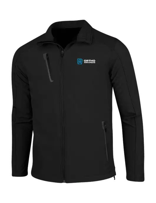 Black Welded Softshell Jacket w/Ortho Logo