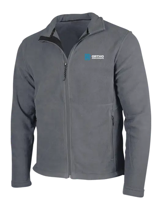 Medium Grey Fleece Jacket w/Ortho Logo