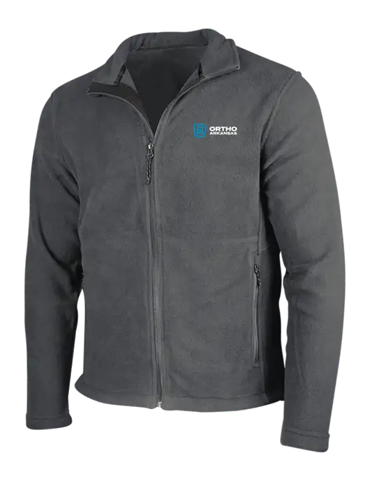 Dark Grey Fleece Jacket w/Ortho Logo