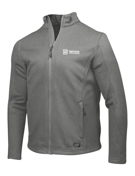 OGIO Medium Grey Grit Fleece Jacket w/Ortho Logo