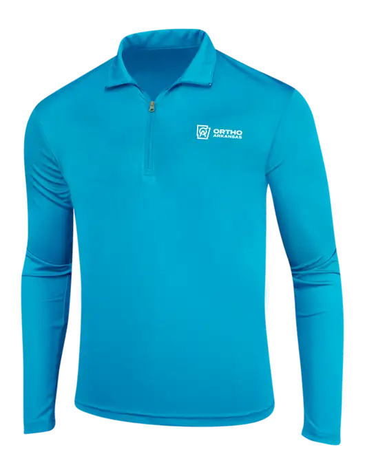 Sapphire Blue PosiCharge Competitor 1/4 Zip Pullover w/Ortho Logo