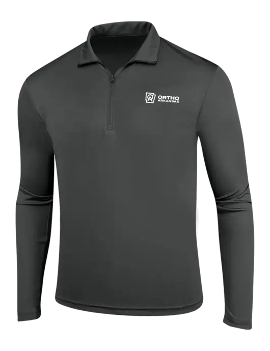 Dark Grey PosiCharge Competitor 1/4 Zip Pullover w/Ortho Logo