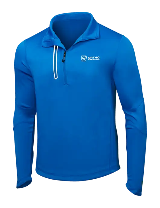 OGIO Electric Blue Endurance Fulcrum 1/4 Zip w/Ortho Logo