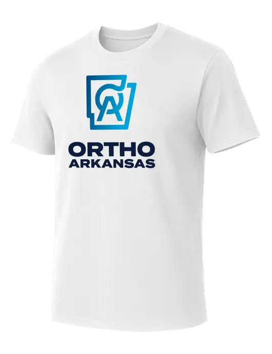 Allmade Bright White Organic Cotton Tee w/Ortho Logo