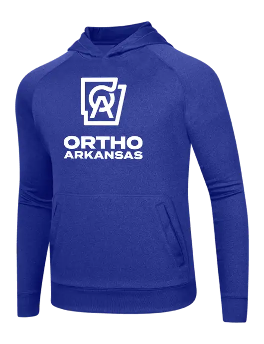 Tech True Royal Fleece Hooded Sweatshirt w/Ortho Logo