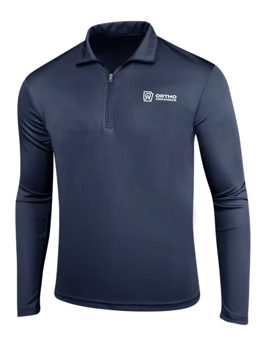 Navy PosiCharge Competitor 1/4 Zip Pullover w/Ortho Logo