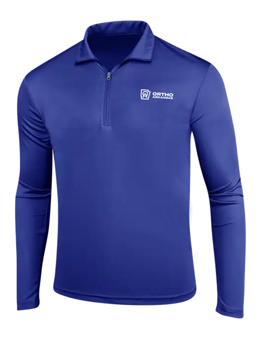 Dark Royal PosiCharge Competitor 1/4 Zip Pullover w/Ortho Logo