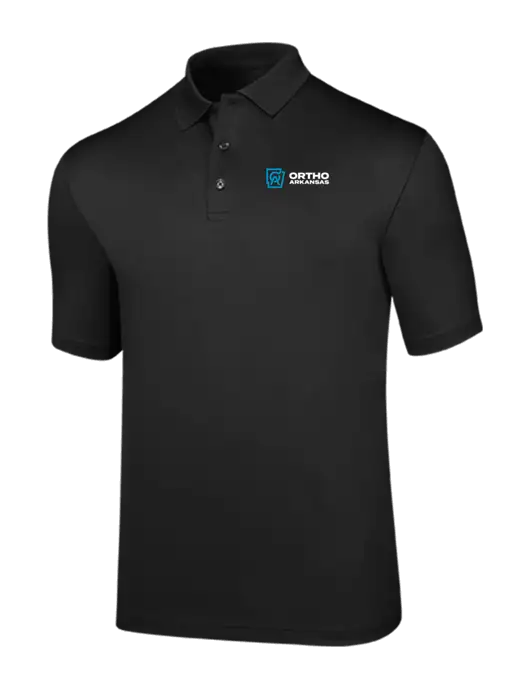 Callaway Opti-Dri Black Chev Polo w/Ortho Logo