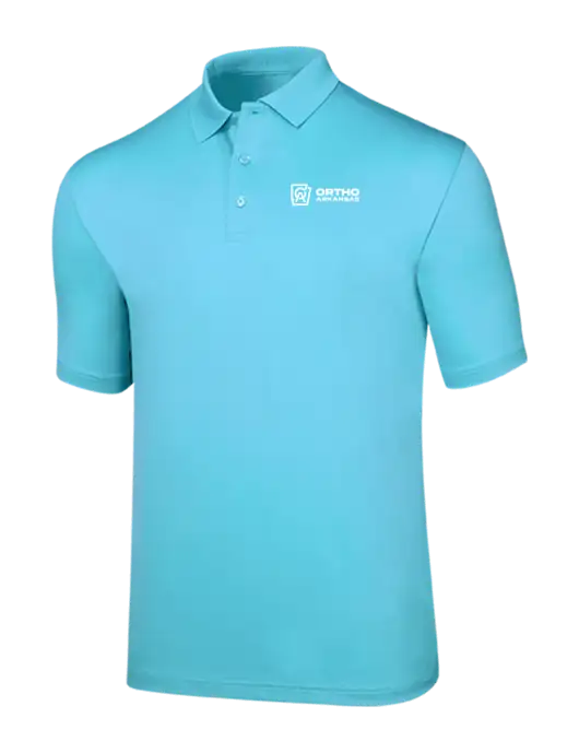 Callaway Opti-Dri Light Sapphire Blue Chev Polo w/Ortho Logo