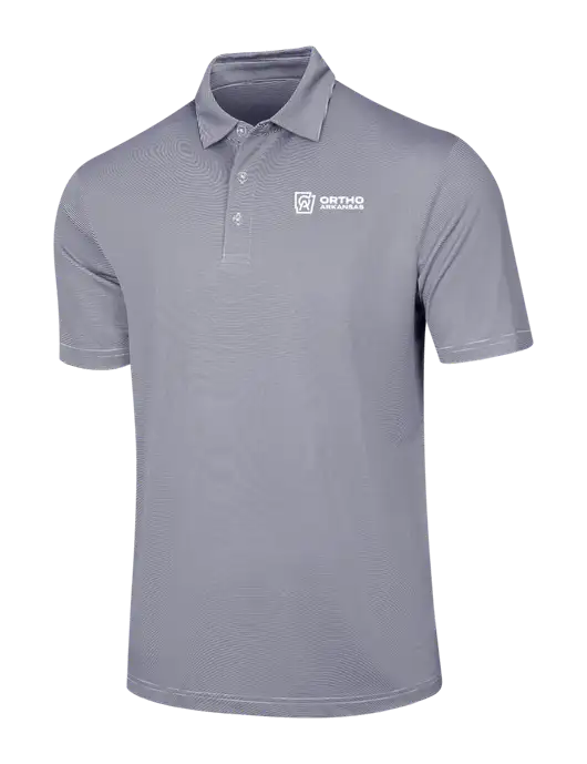Callaway Navy Fine Line Stripe Polo w/Ortho Logo