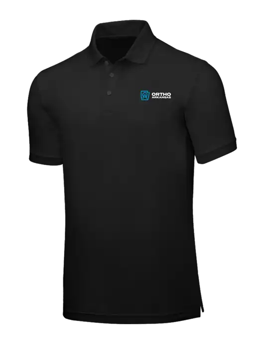Black Core Classic Pique w/Ortho Logo