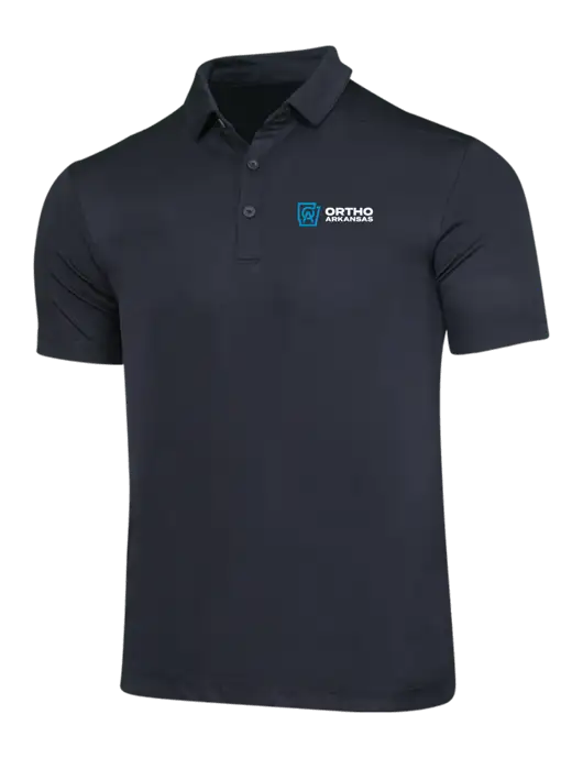 Black Posi-UV Pro Polo w/Ortho Logo