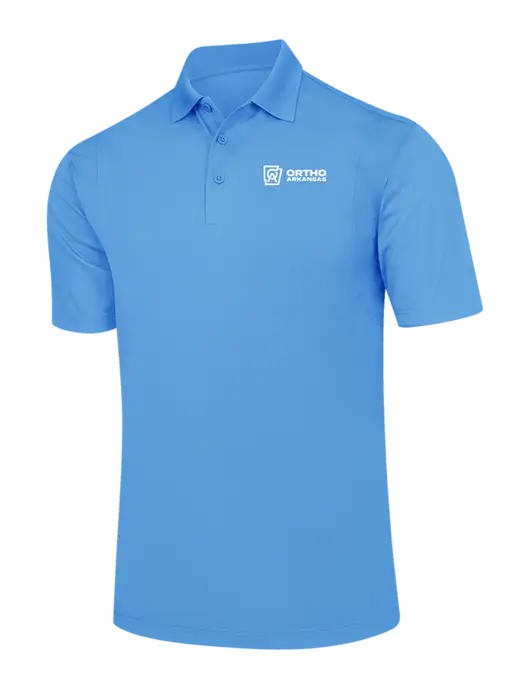 Carolina Blue Micropique Sport-Wick Polo w/Ortho Logo