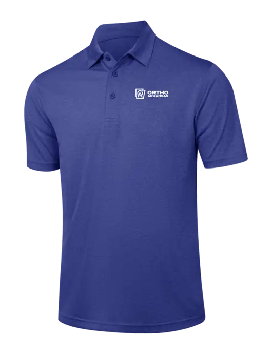 Dark Royal Heather Contender Polo w/Ortho Logo