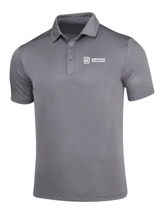 Dark Smoke Grey Posi-UV Pro Polo w/Ortho Logo