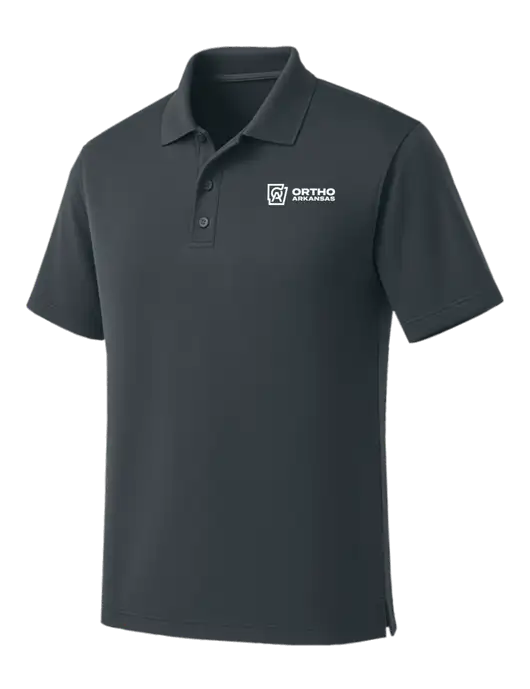 Dark Grey Dry Zone UV Micro Mesh Polo w/Ortho Logo