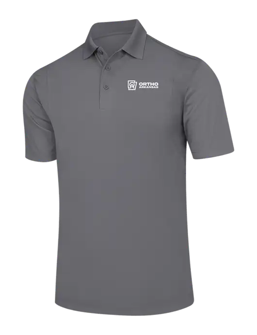 Medium Grey Micropique Sport-Wick Polo w/Ortho Logo