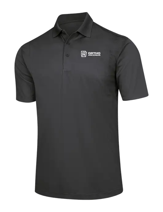 Dark Grey Micropique Sport-Wick Polo w/Ortho Logo