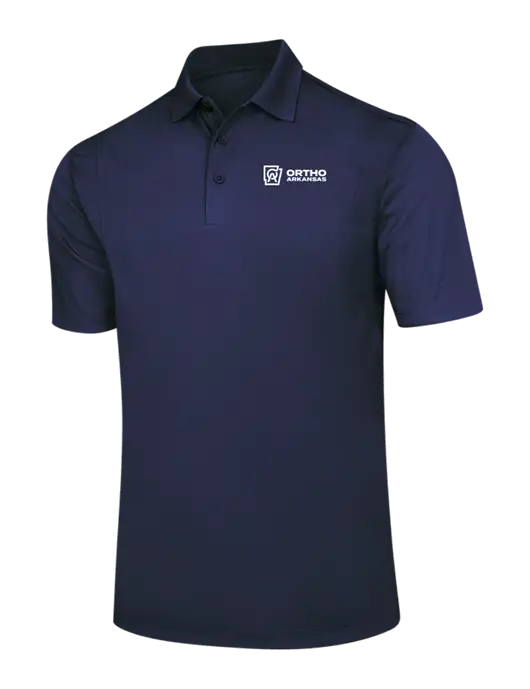 Navy Micropique Sport-Wick Polo w/Ortho Logo