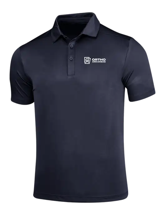 Navy Posi-UV Pro Polo w/Ortho Logo