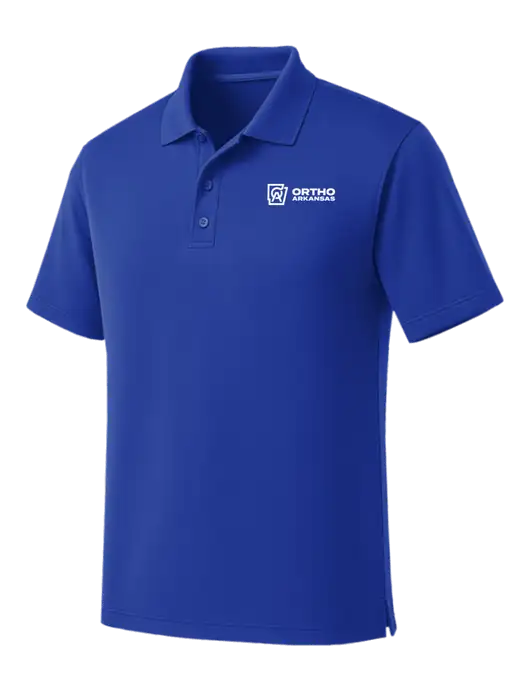 Dark Royal Dry Zone UV Micro Mesh Polo w/Ortho Logo
