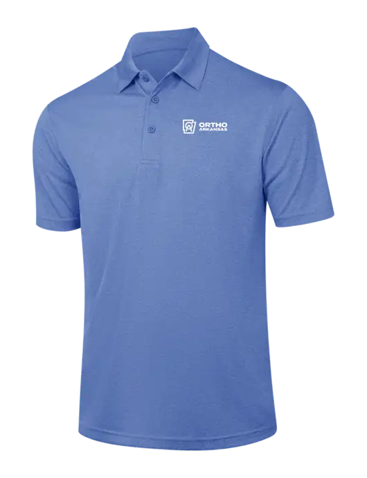 Royal Heather Contender Polo w/Ortho Logo
