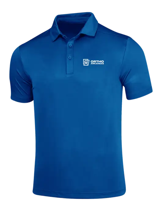 True Royal Posi-UV Pro Polo w/Ortho Logo