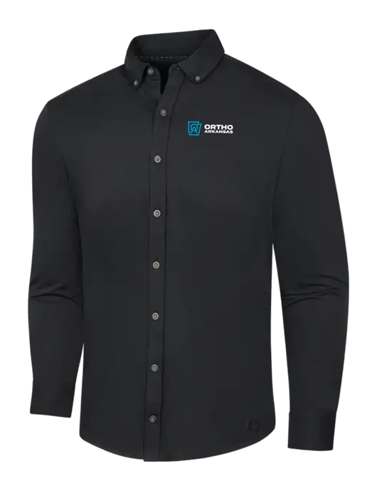 OGIO Blacktop Modern Code Stretch Button-Up Shirt w/Ortho Logo