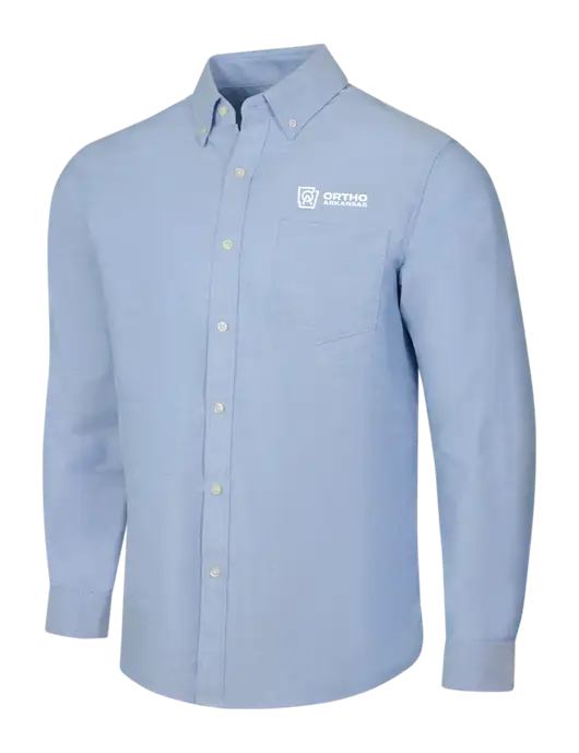 Light Blue SuperPro Oxford Shirt w/Ortho Logo