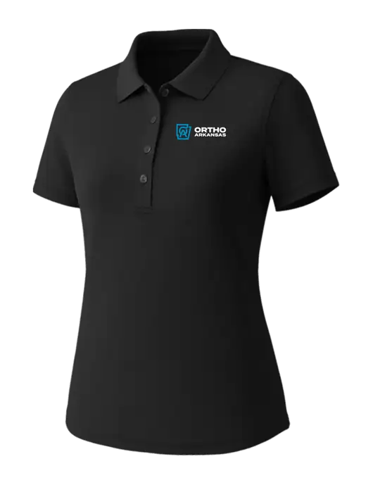 Callaway Womens Core Black Performance Polo w/Ortho Logo
